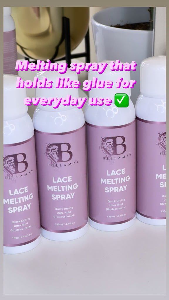 Lace Melting Glue Spray, Size: 130ml / 4.4fl.oz, White